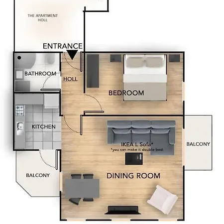 Cozy In Center Of *